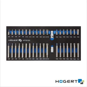 Conjunto de 40 Pontas em Inserção de Espuma HOGERT - (HT7G124)