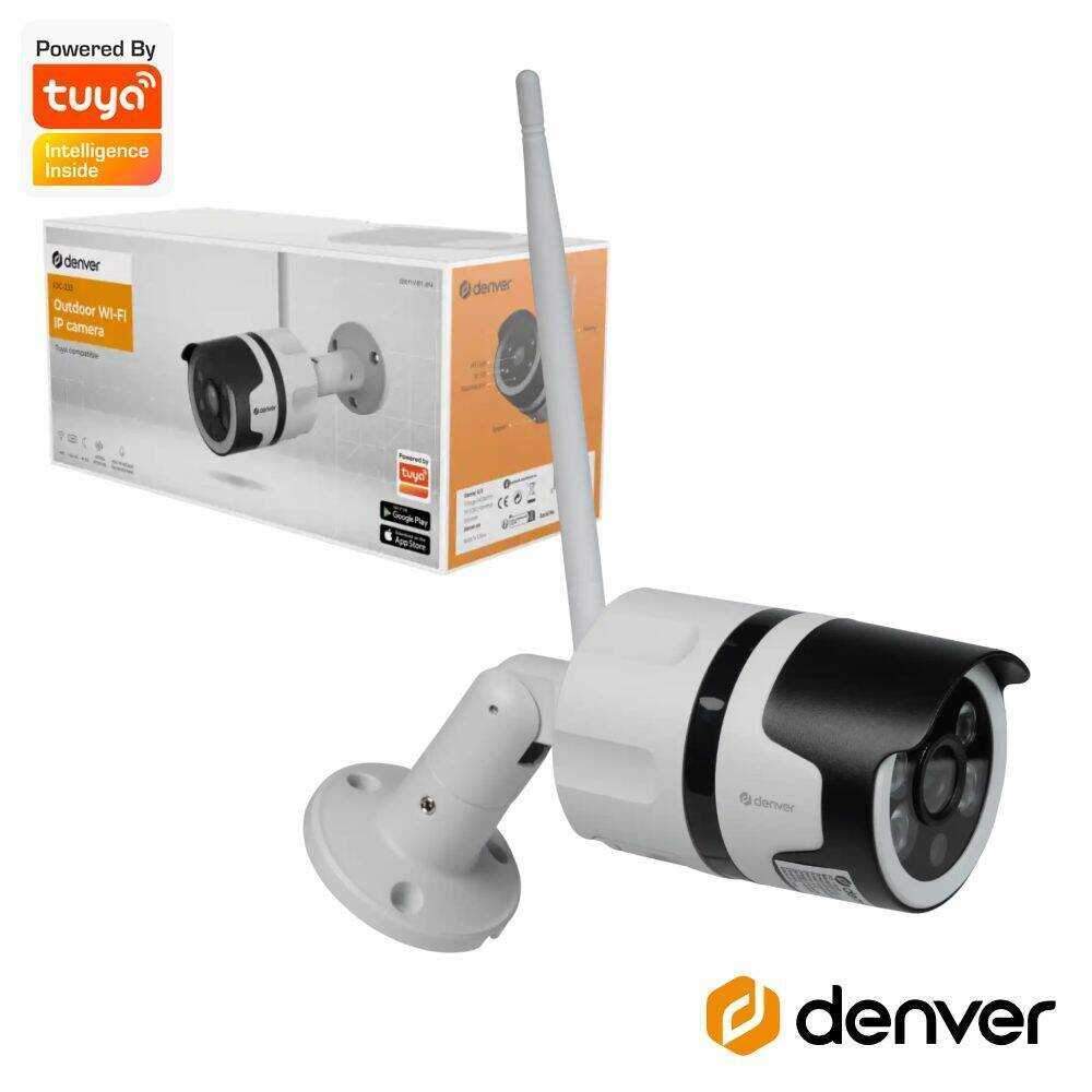Câmara Vigilância IP 2MP 1080p Wifi Tuya DENVER - (IOC-233)