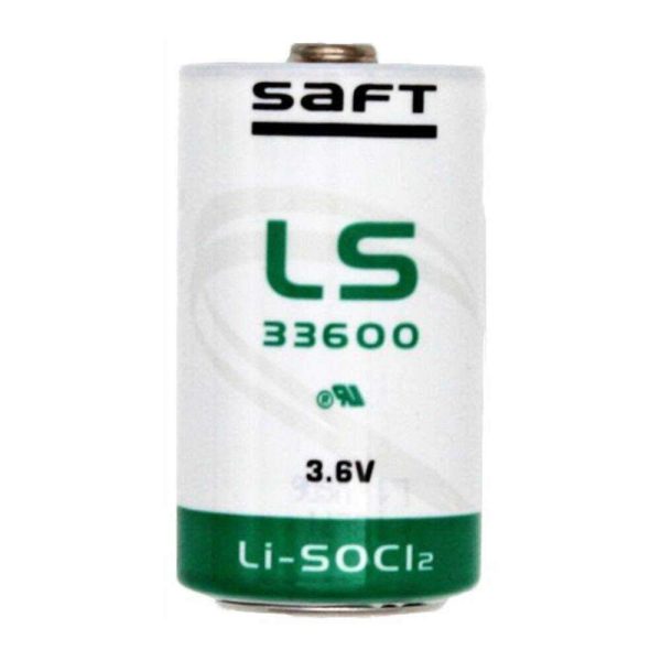Pilha Lítio LS33600 3.6V 17000mAh SAFT - (LS33600)