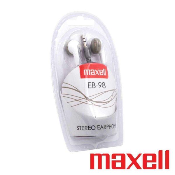 Auscultadores C/ Fios Stereo Branco MAXELL - Image 2