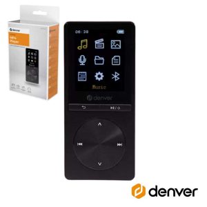 Leitor MP4 1.77" MicroSD Preto DENVER - (MP-1820B)