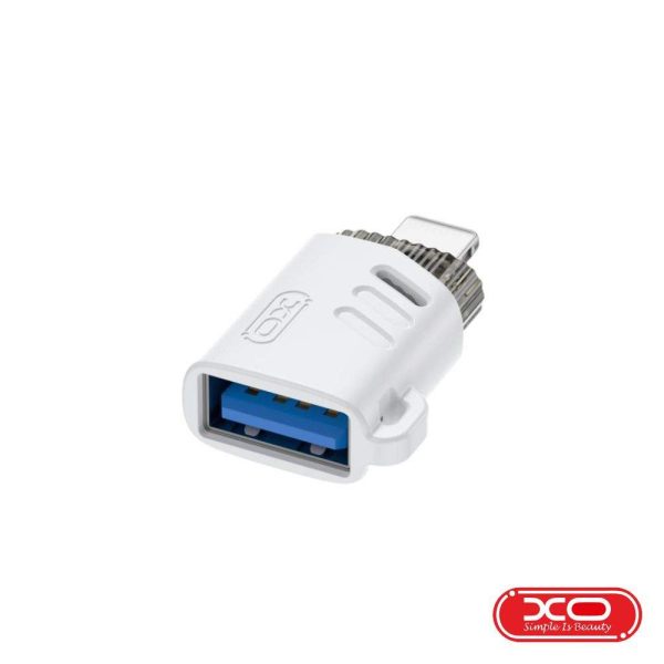 Adaptador USB-A 3.0 Fêmea P/ Lightning OTG Branco XO - (NB256A)