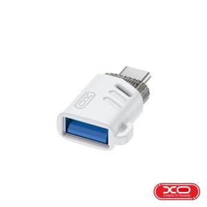 Adaptador USB-A 3.0 Fêmea P/ USB-C Macho OTG Branco XO - (NB256B)