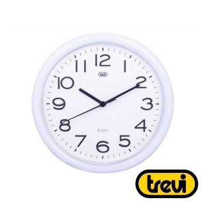 Relógio De Parede Redondo Branco Ø24cm TREVI - (OM3301W)