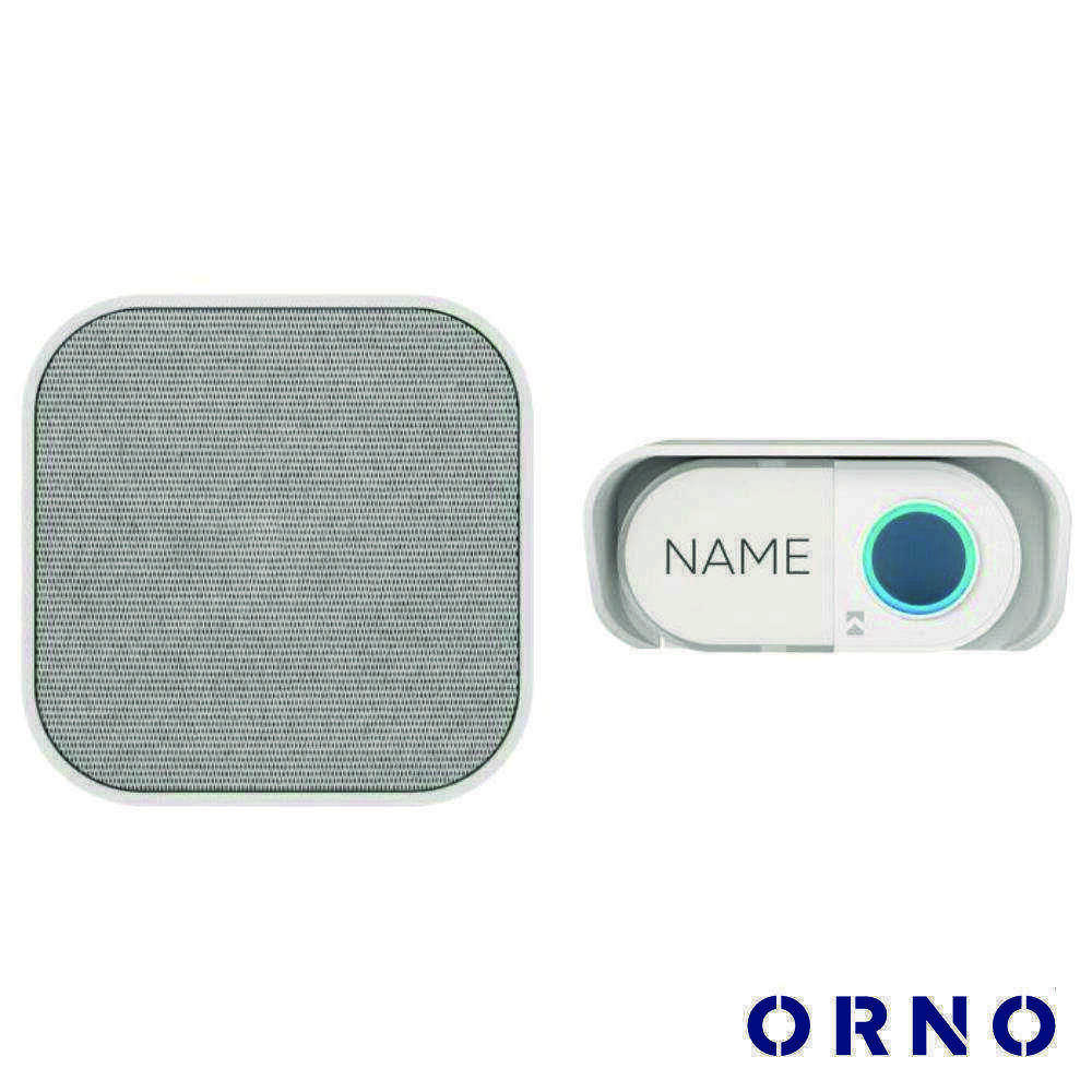 Campainha S/ Fios C/ 1 Receptor 230Vac IP20 150m ORNO - (OR-DB-KA-170/W)