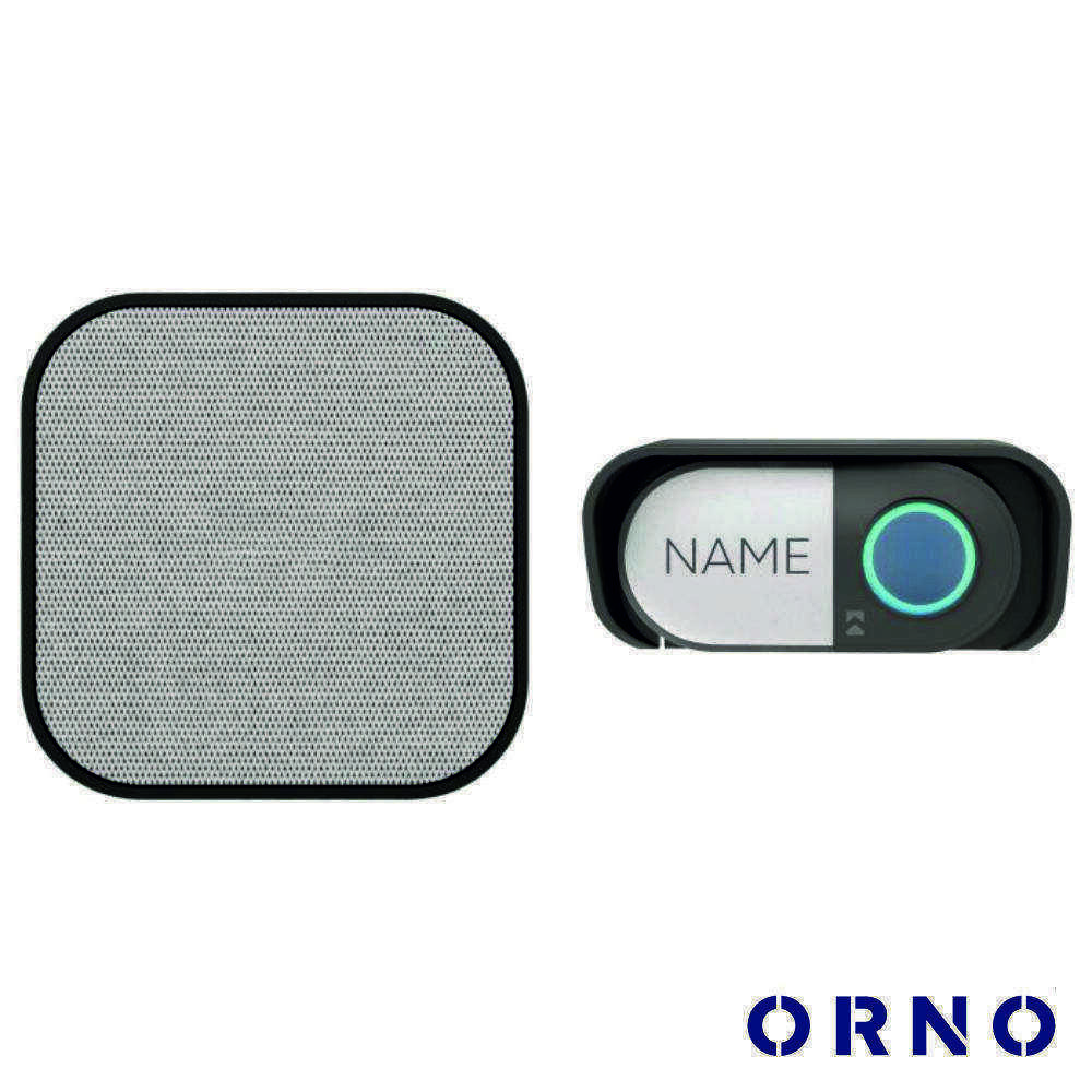 Campainha S/ Fios C/ 1 Receptor 2xAA IP20 150m ORNO - (OR-DB-KA-171/B)