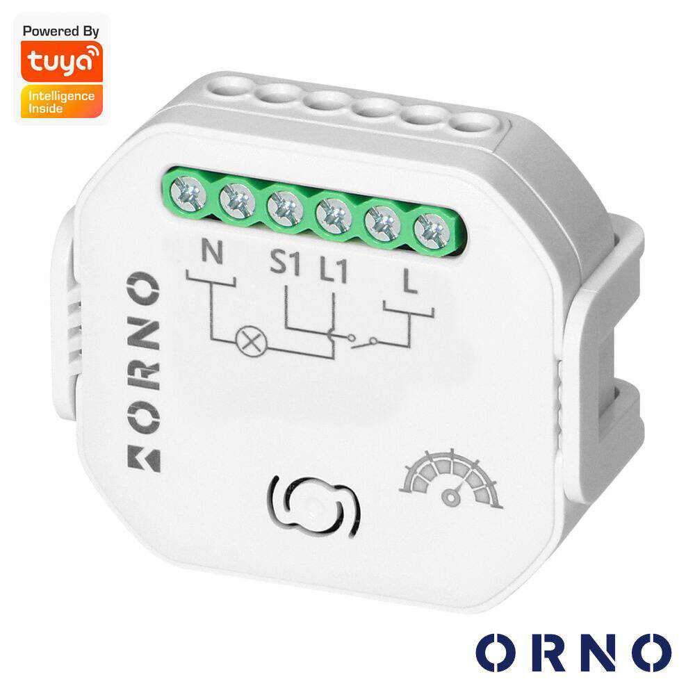 Módulo Relé 1 Canal Dimável 2300W 10A WiFi+BT Tuya ORNO - (OR-SH-17102)