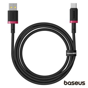 Cabo USB-A/USB-C Macho/Macho 1m PD/QC 3.0 60W Dura BASEUS - (P10377802U01-00)