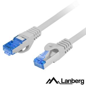 Cabo De Rede S/FTP CAT6A LSZH 3m Cinzento LANBERG - (PCF6A-10CC-0300-S)