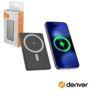 Powerbank MagSafe 5000mAh 15W DENVER - (PQCW-5010)