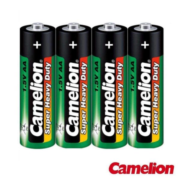 Pilha Zinco-Carvão LR6/AA 1.5V 4x CAMELION - (R6-SP4G)