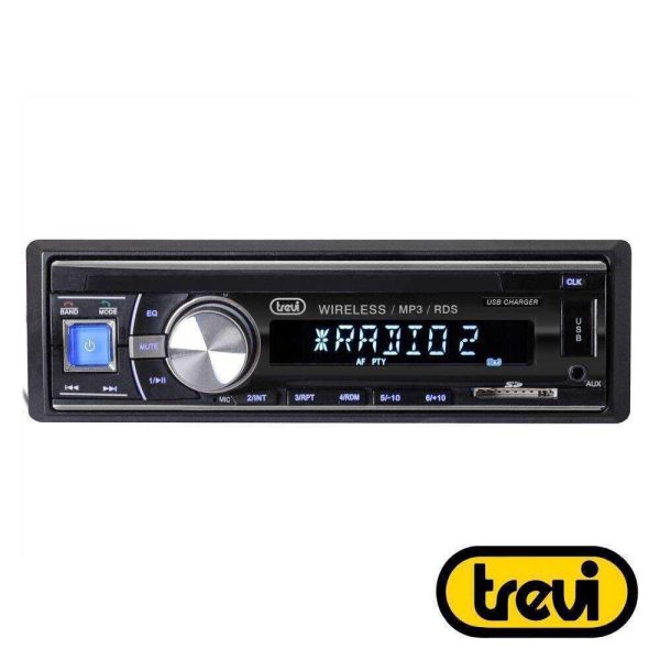 Auto-Rádio FM Mp3 4x7.5W C/ BT/RDS/AUX/USB/DAB TREVI - (SCD5702BT)