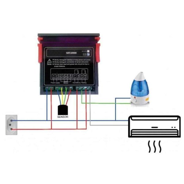Termostato Digital C/ Sonda P/ Termómetro e Higrómetro - Image 2