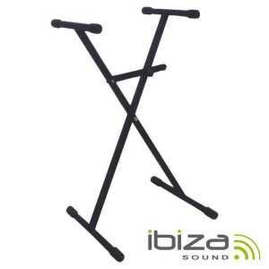 Suporte P/ Teclado Bloqueio 65-96cm 50kg IBIZA - (SK001)
