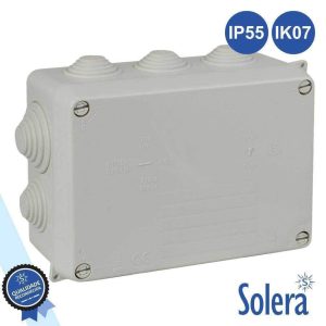 Caixa De Derivação Estanque C/ 10 Cones 153x110x65mm SOLERA - (SLR-716)
