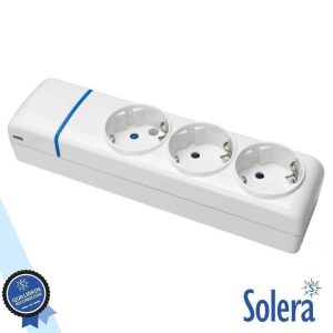 Extensão Elétrica 3x Schuko ION SOLERA - (SLR-8003P)