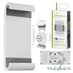 Suporte Universal Tablet/Ipad 7"-12" 360º De Parede - (TWMT100SI)