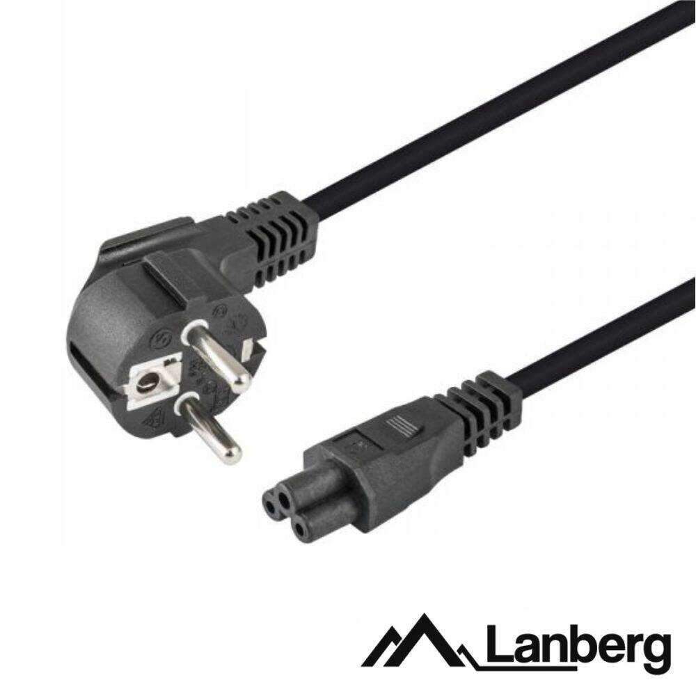 Cabo Alimentação Schuko Macho IEC C5 Fêmea VDE 1.8m LANBERG - (CA-C5CA-11CC-0018)