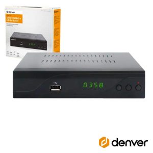 Receptor Cabo FULL HD 1080P DVB-C Canais FTA USB DENVER - (DVBC-120)
