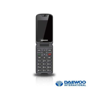 Telemóvel P/ Séniores Flip 2.8" + 1.77" SOS FM Preto DAEWOO - (DW8002)