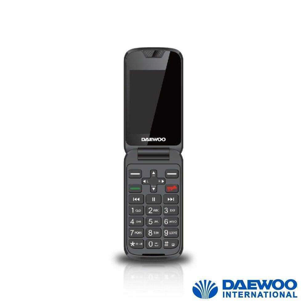 Telemóvel P/ Séniores Flip 2.8" + 1.77" SOS FM Preto DAEWOO - (DW8002)