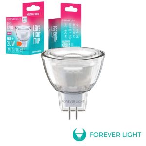 Lâmpada LED G4 MR11 2.2W 12V 4000K 195lm FOREVER - (RTV9000068)