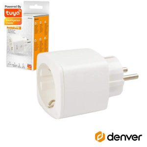 Ficha Elétrica Adaptadora 1x Schuko Inteligente WiFi DENVER - (SHP-102)