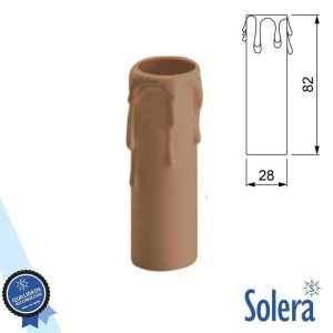 Capa P/ Suporte de Lâmpada E14 Efeito Vela SOLERA - (SLR-854C)