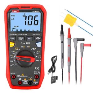 Multímetro Digital 1000V 20A 60MOhm NCV True-RMS UNI-T - (UT161D)