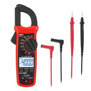 Pinça Amperimétrica Digital 400A 600V Auto-Range NCV UNI-T - (UT201+)