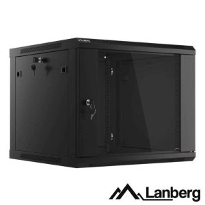 Armário Bastidor Parede (Rack) 19" 60cm 9U LANBERG - (WF01-6609-10B)