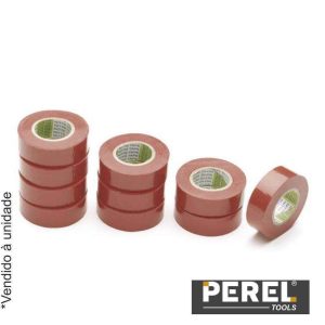 Fita Isoladora Vermelha - 19 mm X 10 M PEREL - (1040-RPC)