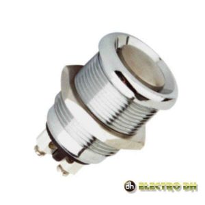 Comutador Redondo De Metal Off-On 2a 250v Edh - (11.546.P)