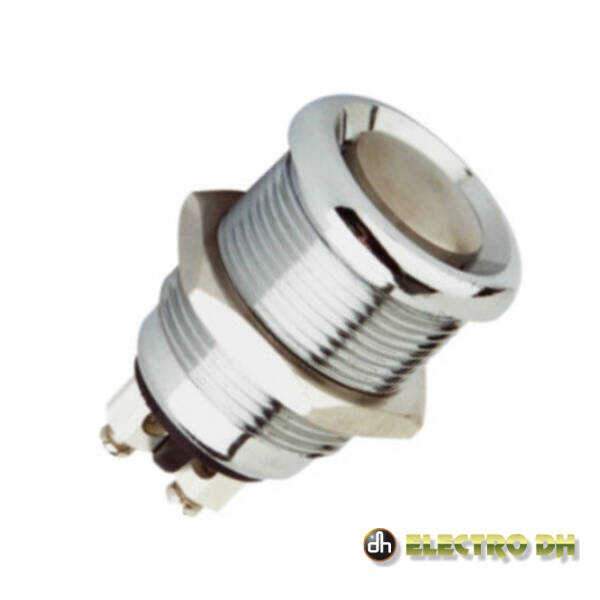 Comutador Redondo De Metal Off-On 2a 250v Edh - (11.546.P)