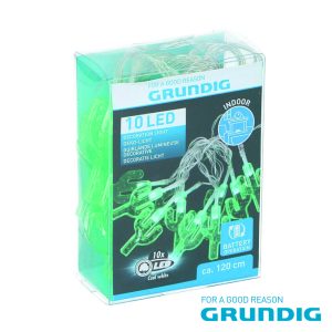 Luzes Decorativas Em Forma Cacto C/ 10 LED GRUNDIG - (13150-GR)