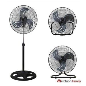 Ventoinha Industrial 3 Em 1 45W Ø45cm 3 Velocidades - (2412TRIO)