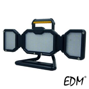 Foco LED 25W Dobrável IP44 2500lm Preto EDM - (36173)