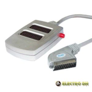 Distribuidor Comutador Scart Macho / 2scart Fêmea Edh - (37.403/2)