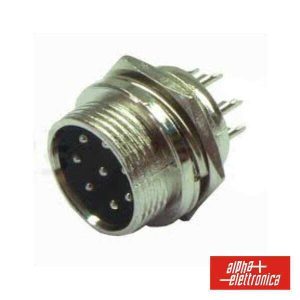 Ficha Microfone 8p Macho Painel - (40-52)