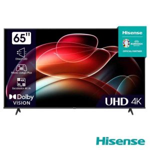 TV LED SMART 65" UHD 4K 3 HDMI DVB-T2/T/C/S2/S HDR10 HISENSE - (65A6K)