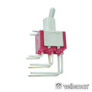 Comutador De Palanca Dpdt 90° Vertical On-On - (8021L)