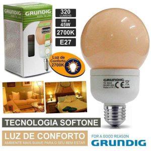 Lâmpada E27 9W=45W 230V Eco Tec. Softone 320lm Grundig - (86894)