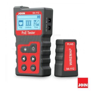 Testador de Cabos RJ45 e PoE 48V 120W JOIN - (94-112)