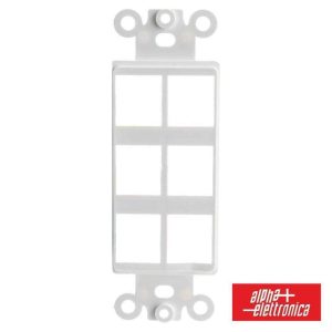 Módulo Para 6 Fichas Keystone ALPHA - (96-090)