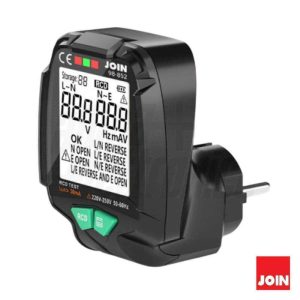 Testador de Tomadas Schuko 230V AC C/ RCD C/ LCD JOIN - (98-852)