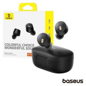 Auriculares Earbuds TWS Bluetooth Bowie E18 Preto BASEUS - (A00023800123-00)