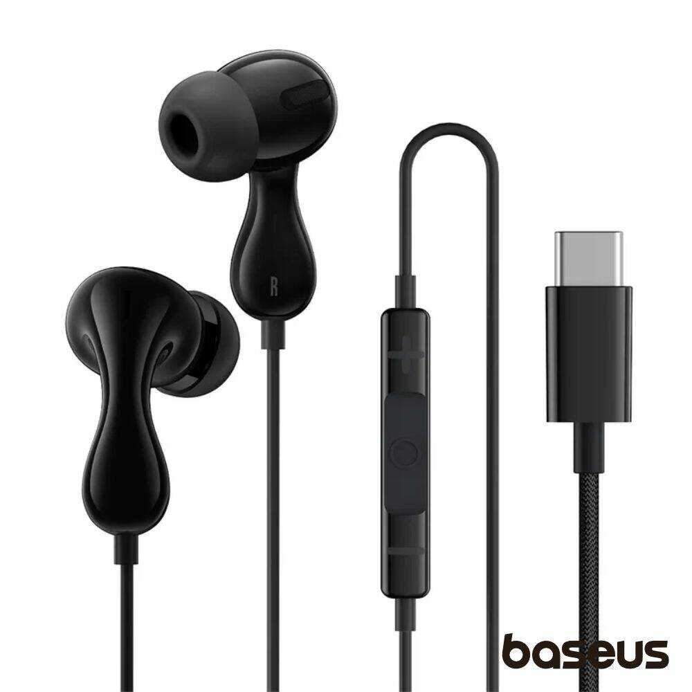 Auscultadores Stereo C/ Fios E Microfone Encok CZ20 BASEUS - (A00171400113-00)