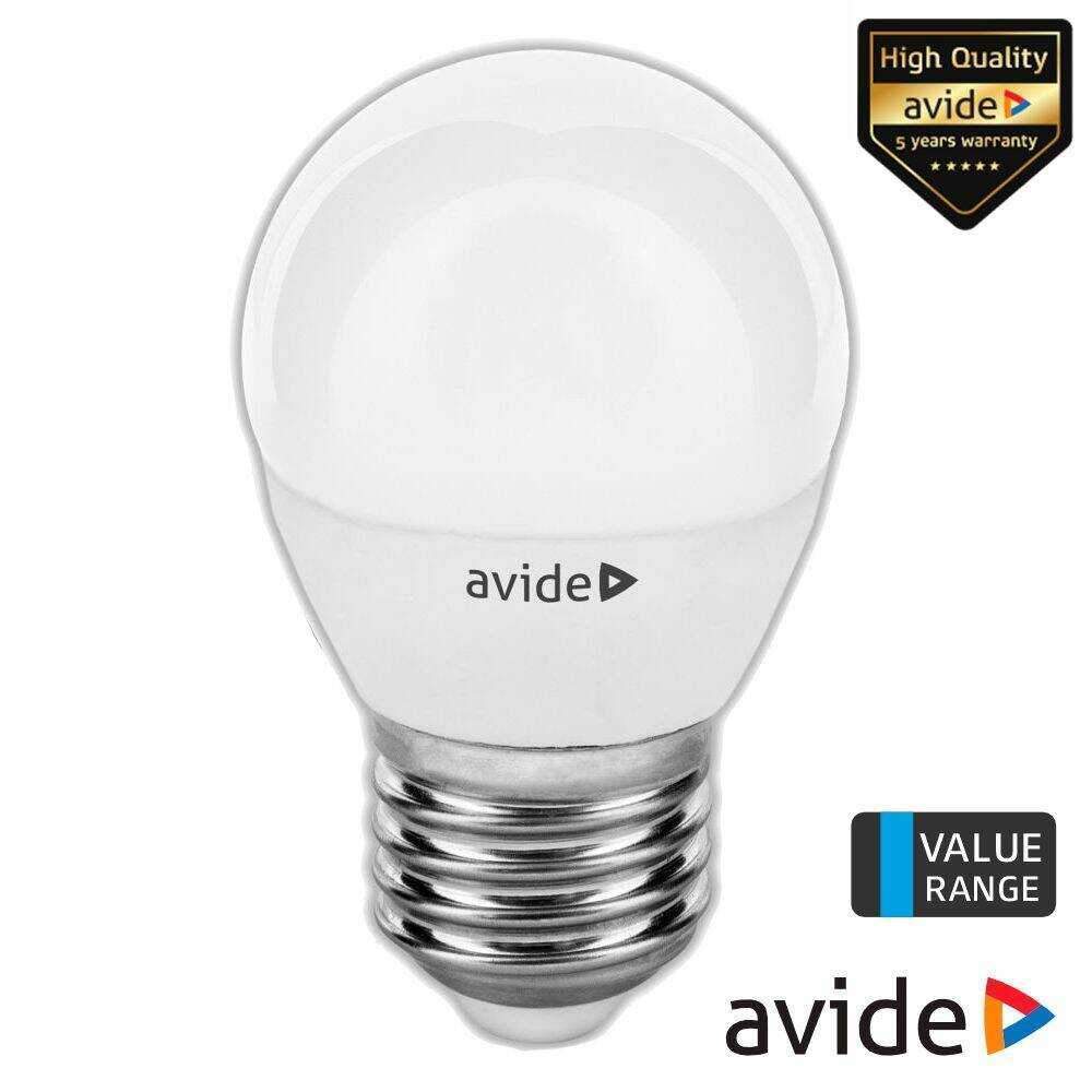 Lâmpada LED E27 GLOBO 3W 230V 6400K 260lm Value Range AVIDE - (ABBMG27CW-3W)
