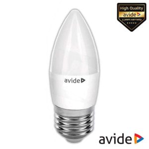 Lâmpada LED E27 Vela 6.5W 230V 3000K 806lm AVIDE - (ABC27WW-6.5W)