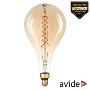 Lâmpada E27 8W 230V Filamento 2400K 500lm Amber AVIDE - (ABLJFA-8W-RIA)